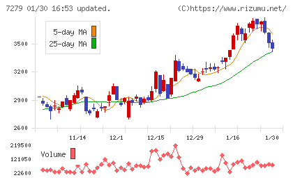 ハイレックスコーポレーションチャート
