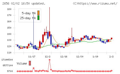 ベクターホールディングスチャート