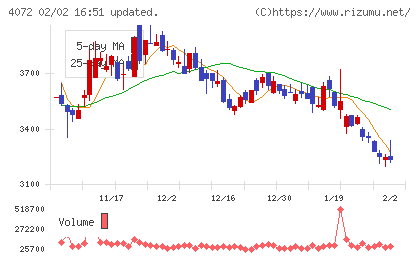 電算システムホールディングスチャート