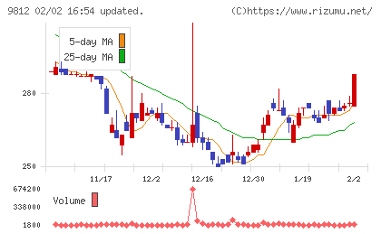 テーオーホールディングスチャート