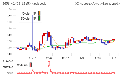 ベクターホールディングスチャート