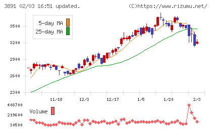 ニッポン高度紙工業チャート
