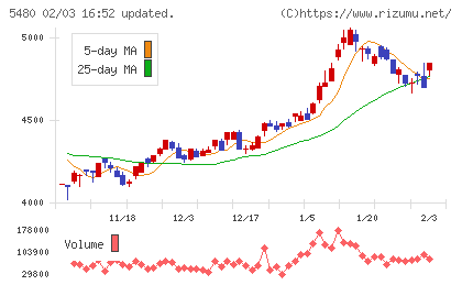日本冶金工業チャート
