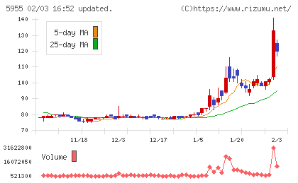 ワイズホールディングスチャート