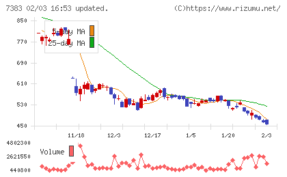 ネットプロテクションズホールディングスチャート