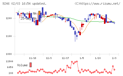 プロジェクトホールディングスチャート