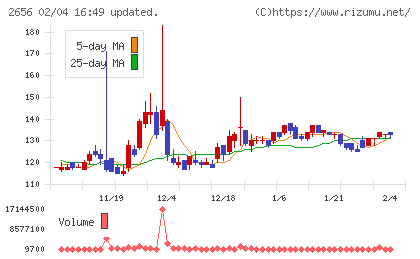 ベクターホールディングスチャート