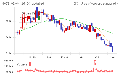 電算システムホールディングスチャート
