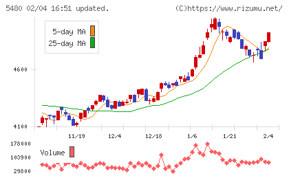 日本冶金工業チャート