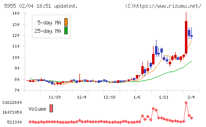 ワイズホールディングスチャート