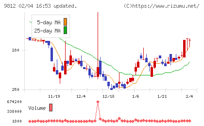 テーオーホールディングスチャート