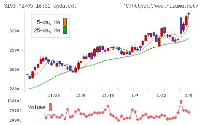 八洲電機チャート