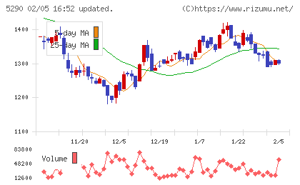 ベルテクスコーポレーションチャート