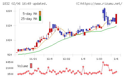 北海電工チャート