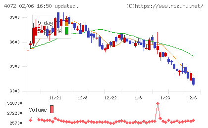 電算システムホールディングスチャート