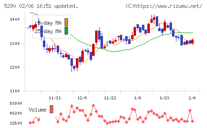 ベルテクスコーポレーションチャート