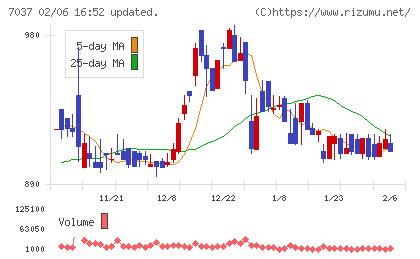 テノ．ホールディングスチャート
