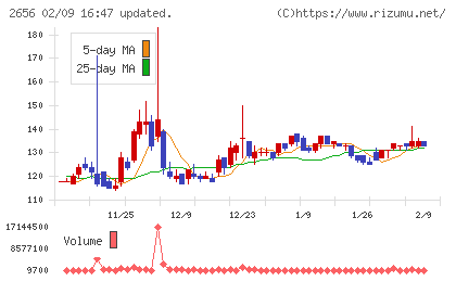 ベクターホールディングスチャート