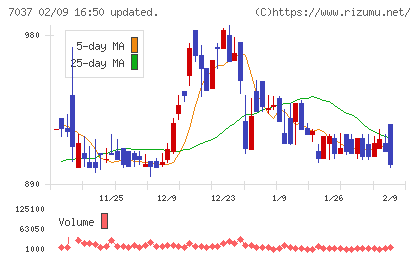 テノ．ホールディングスチャート