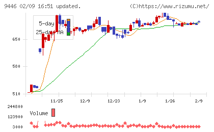 サカイホールディングスチャート