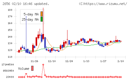 ベクターホールディングスチャート