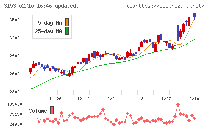八洲電機チャート