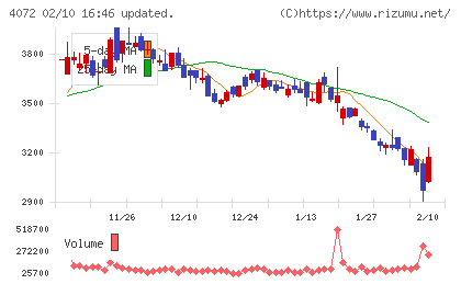 電算システムホールディングスチャート