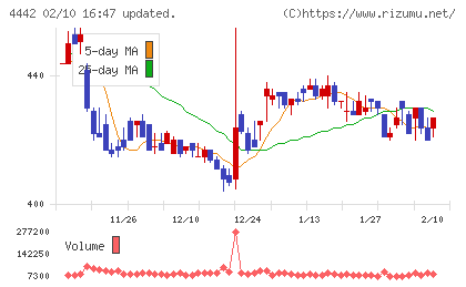バルテス・ホールディングスチャート