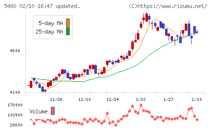 日本冶金工業チャート