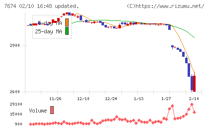 ＮＡＴＴＹ　ＳＷＡＮＫＹホールディングスチャート