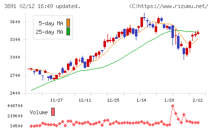 ニッポン高度紙工業チャート