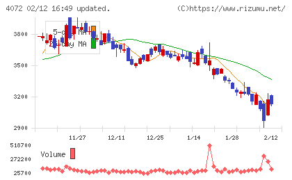 電算システムホールディングスチャート