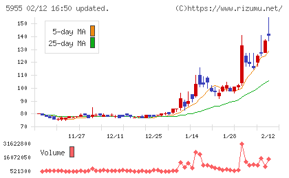 ワイズホールディングスチャート