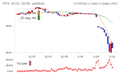ＮＡＴＴＹ　ＳＷＡＮＫＹホールディングスチャート