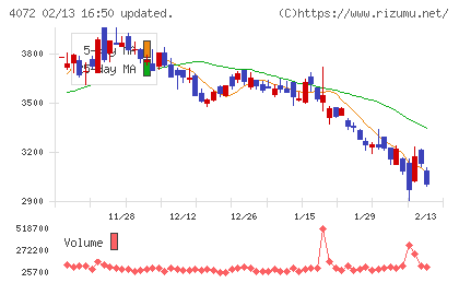 電算システムホールディングスチャート