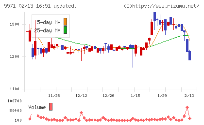 エキサイトホールディングスチャート