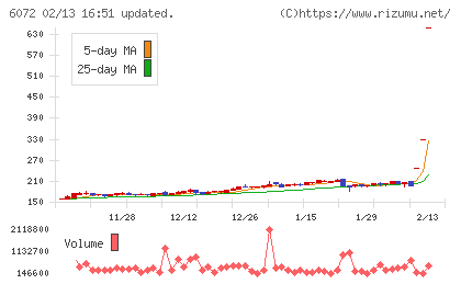 地盤ネットホールディングスチャート