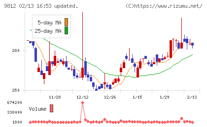 テーオーホールディングスチャート