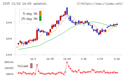 ピックルスホールディングスチャート