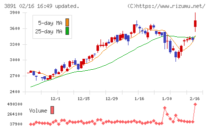 ニッポン高度紙工業チャート