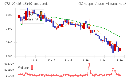 電算システムホールディングスチャート