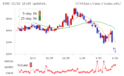 システムサポートホールディングスチャート