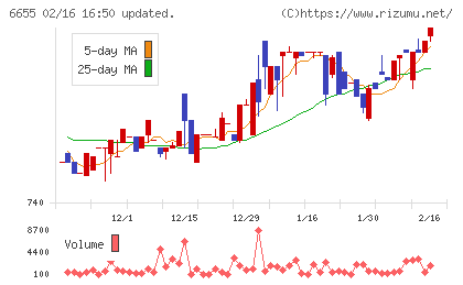 東洋電機チャート