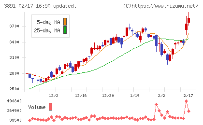 ニッポン高度紙工業チャート