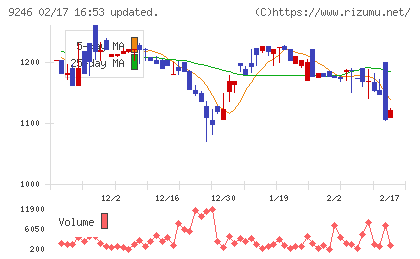 プロジェクトホールディングスチャート