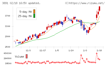 ニッポン高度紙工業チャート