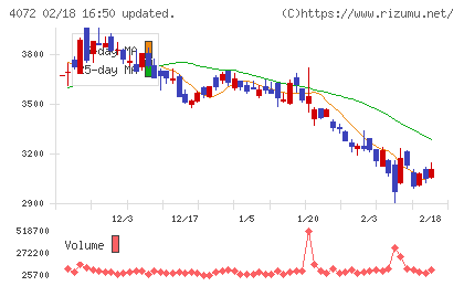 電算システムホールディングスチャート