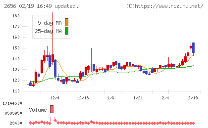 ベクターホールディングスチャート