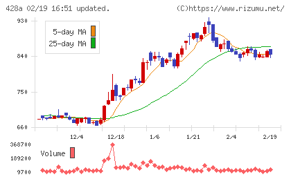 サイプレス・ホールディングスチャート