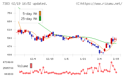 ネットプロテクションズホールディングスチャート